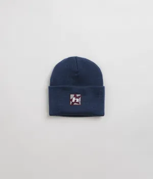 HUF Star Box Logo Beanie - Navy