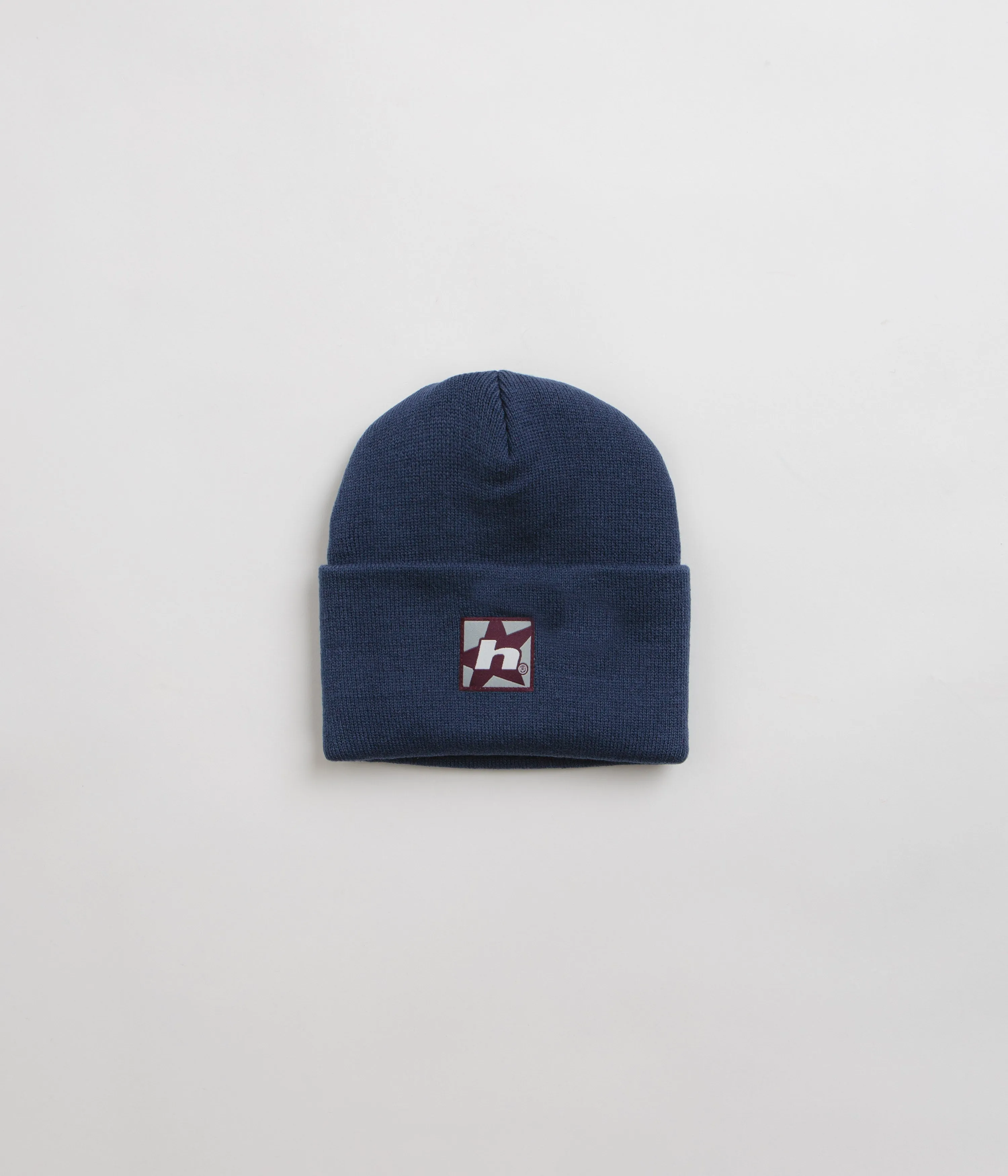 HUF Star Box Logo Beanie - Navy
