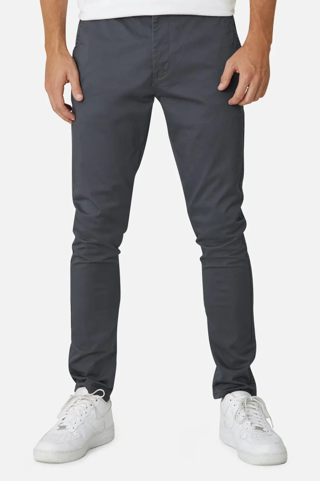 Industrie - The Cuba Chino Pant - Antique Navy | Caramel
