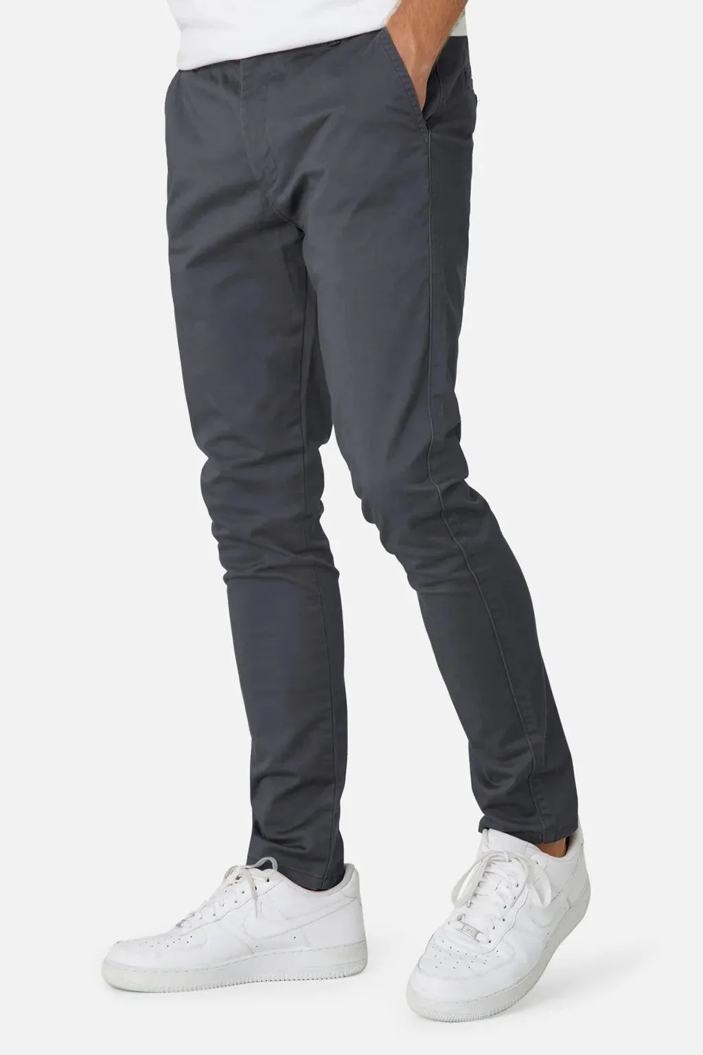 Industrie - The Cuba Chino Pant - Antique Navy | Caramel