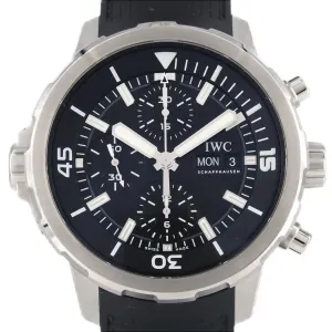 Iwc Stainless Steel Wristwatch (Pre-Owned)