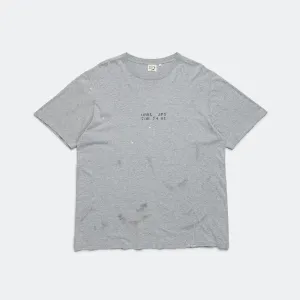 Japan Print SS T-Shirt - Heather Gray