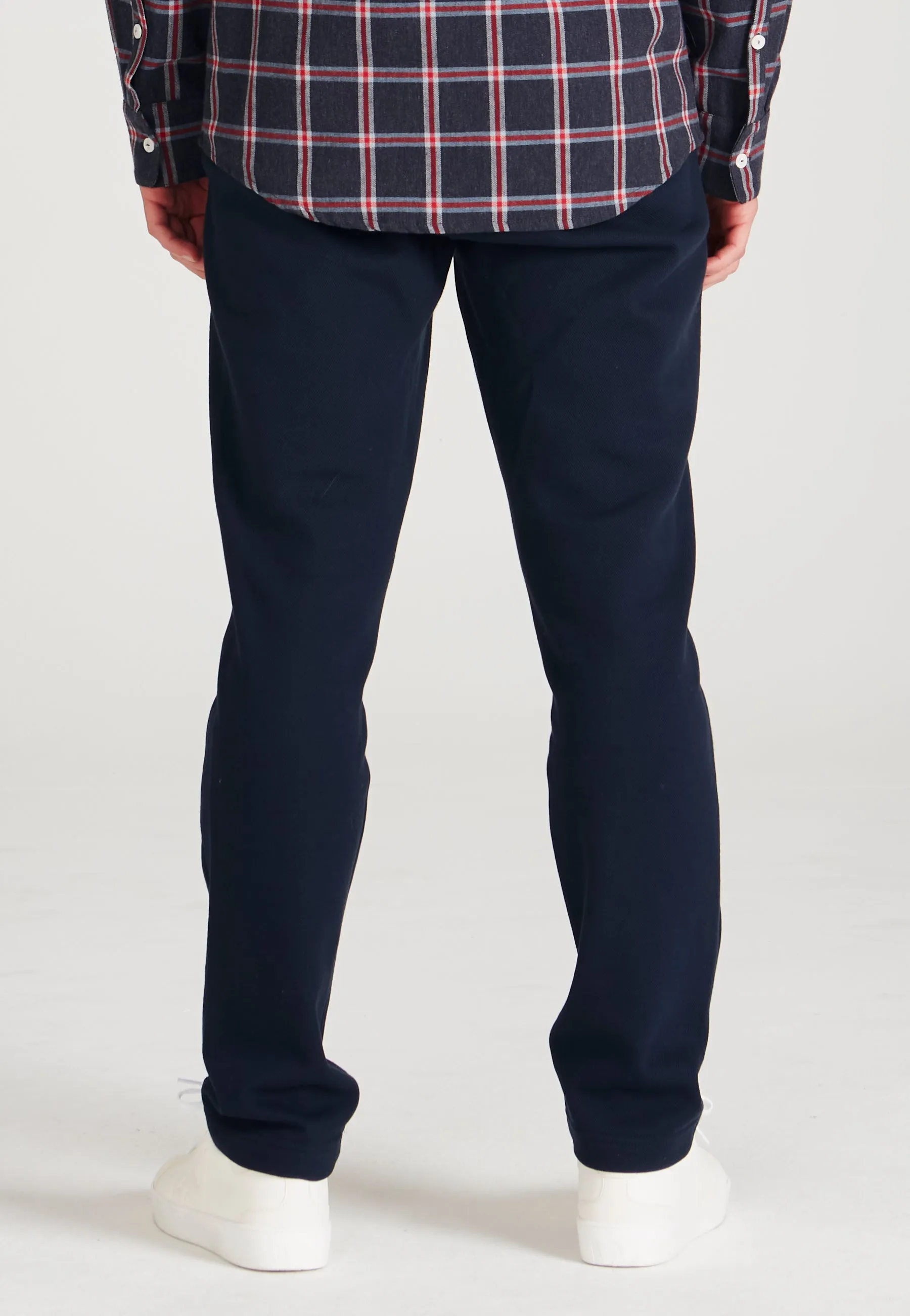 JASON chino pants made from organic cotton - Midnight Blue (Structure) Givn Berlin
