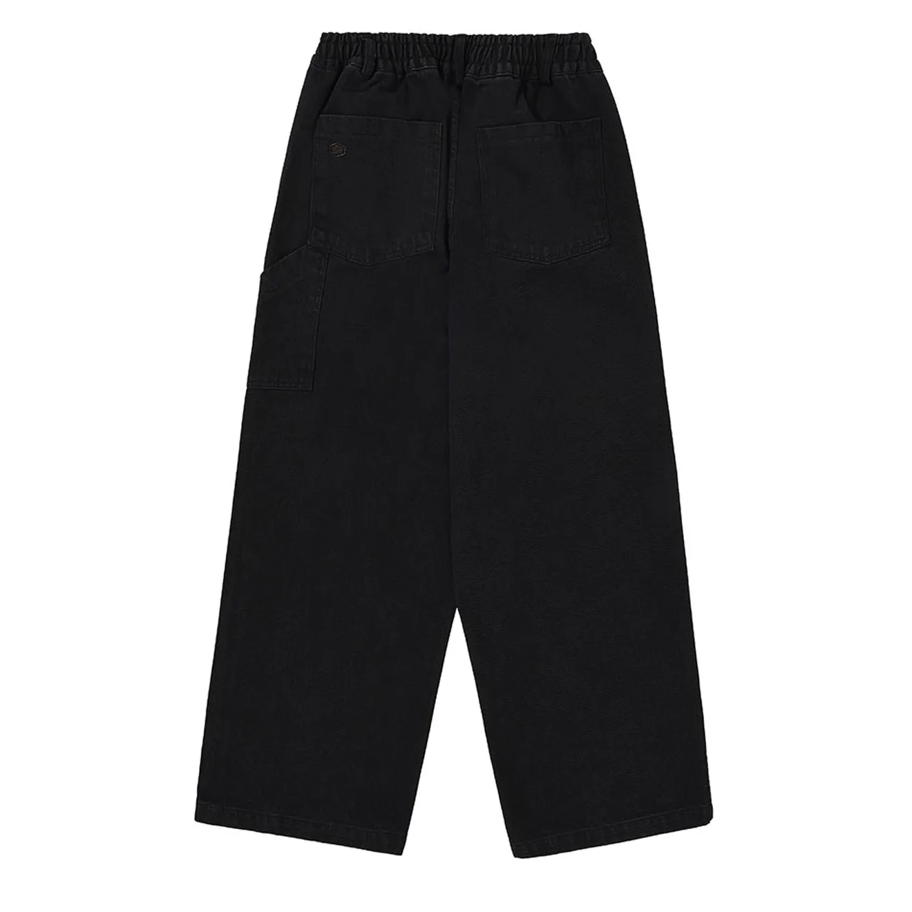 Kappy Two Tuck Wide Kation Pants Black