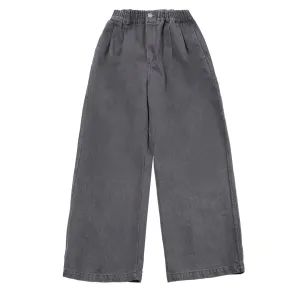 Kappy Two Tuck Wide Kation Pants Gray