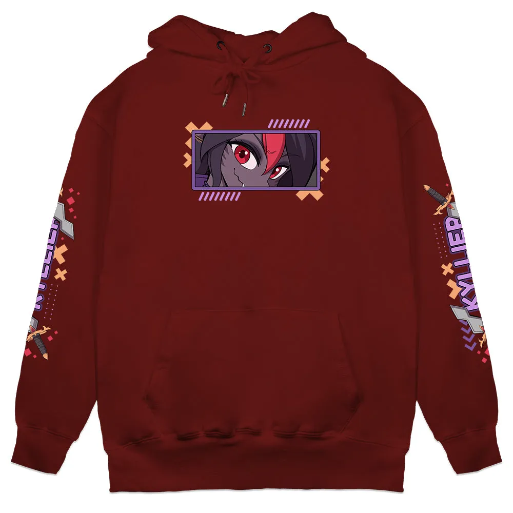 Kyllier "Daggers" Hoodie - Dark Red