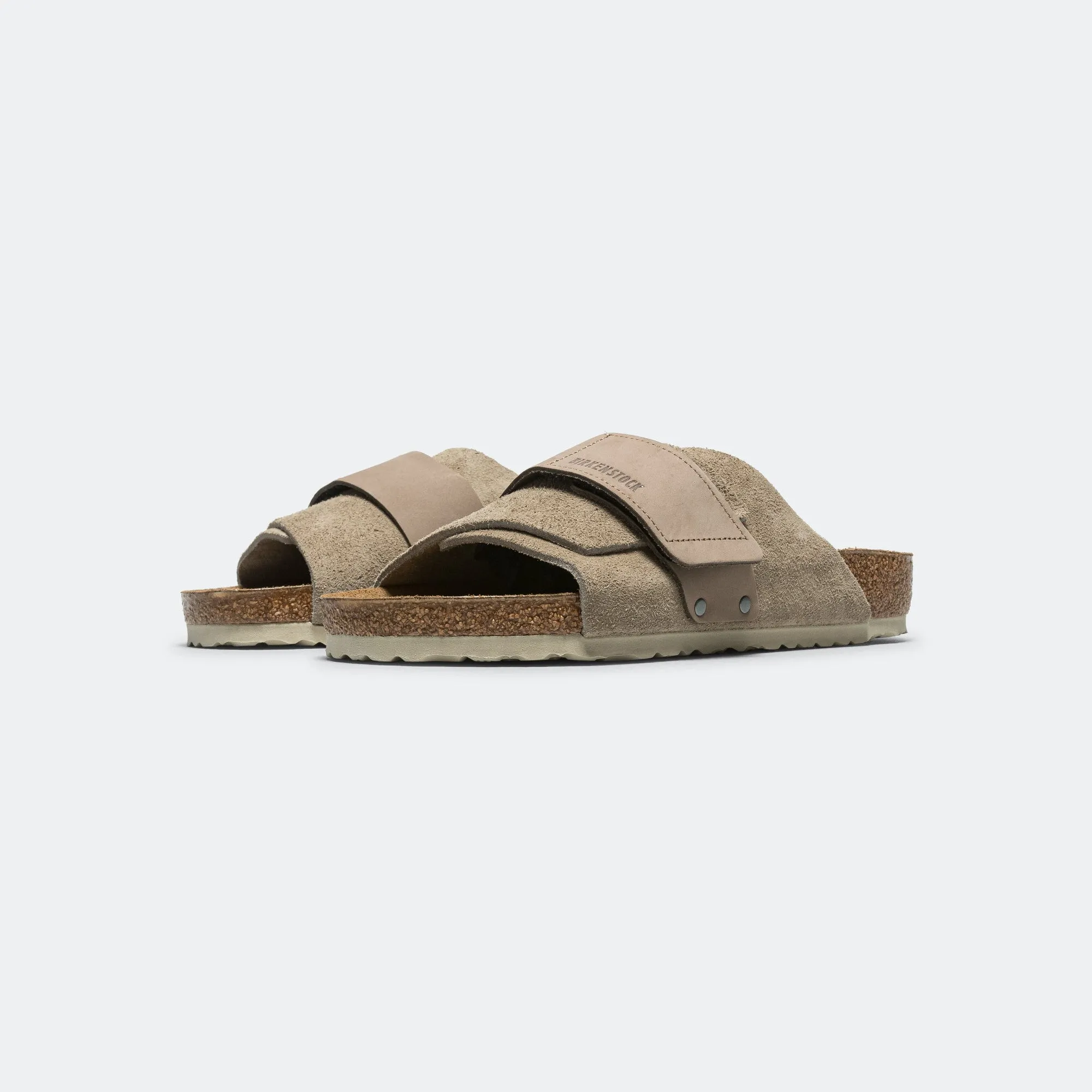 Kyoto - Taupe Suede Leather