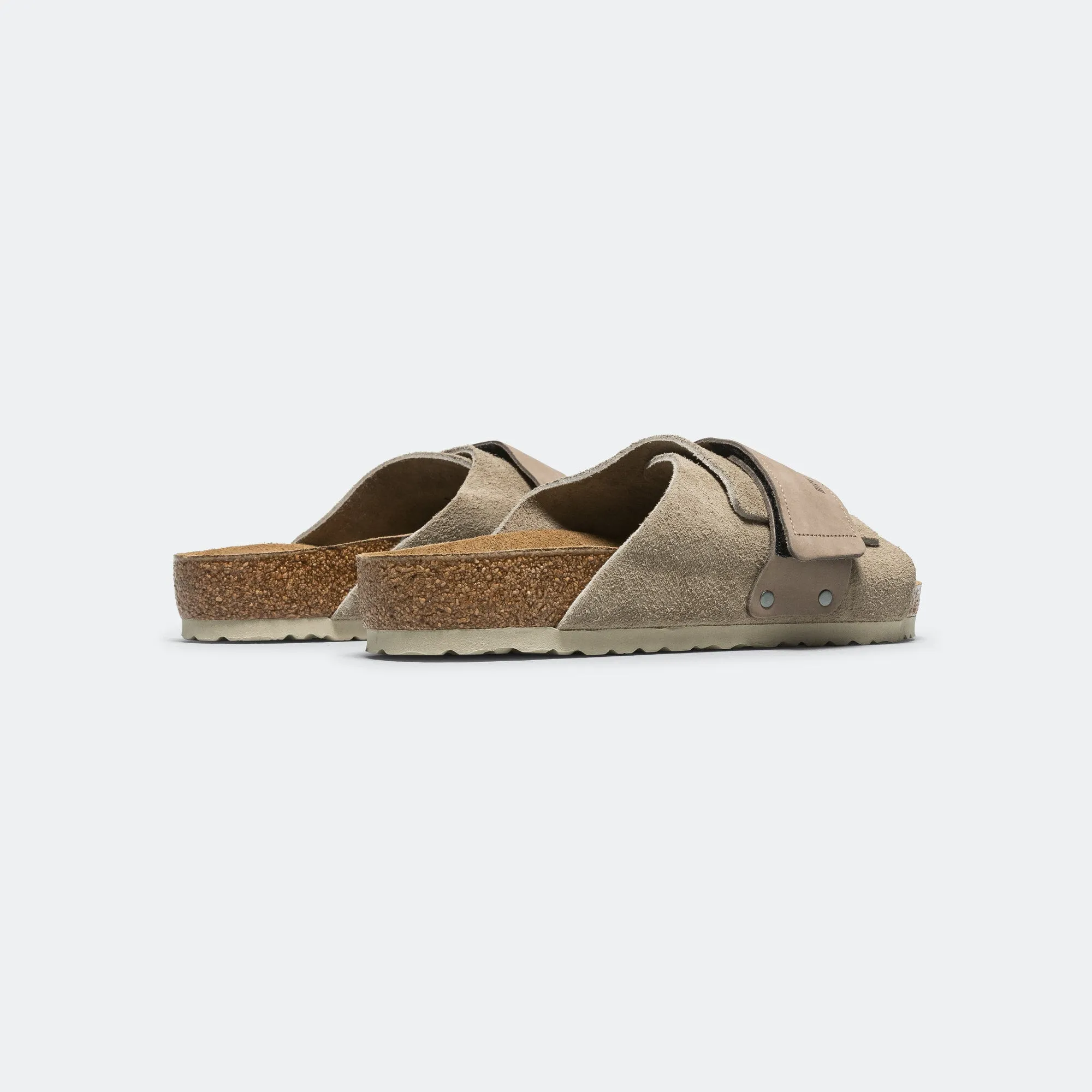 Kyoto - Taupe Suede Leather