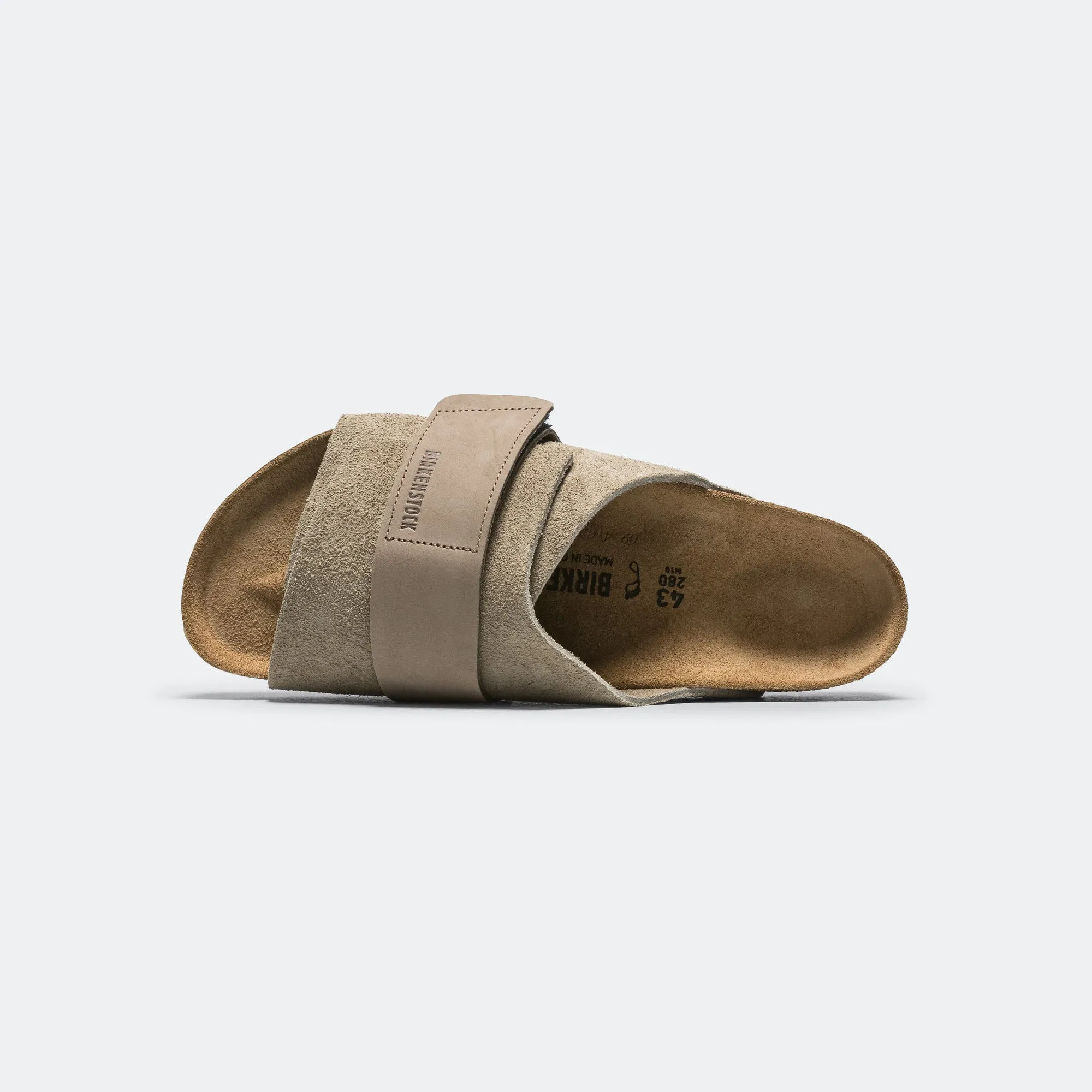 Kyoto - Taupe Suede Leather