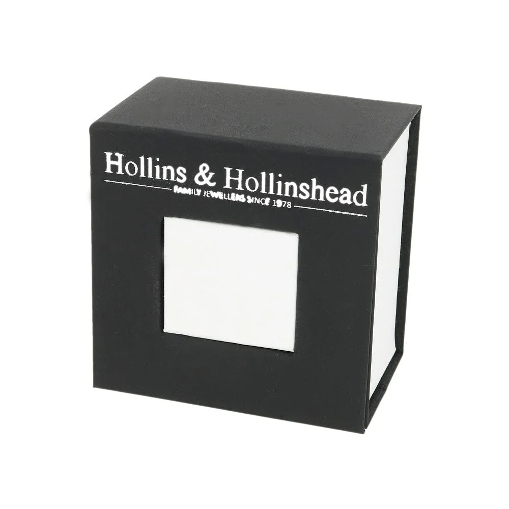 Ladies Sterling Silver Plain Hoop Earrings