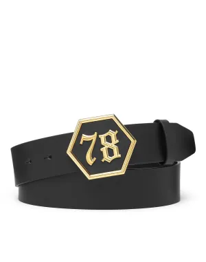 Leather Belt Gothic Plein