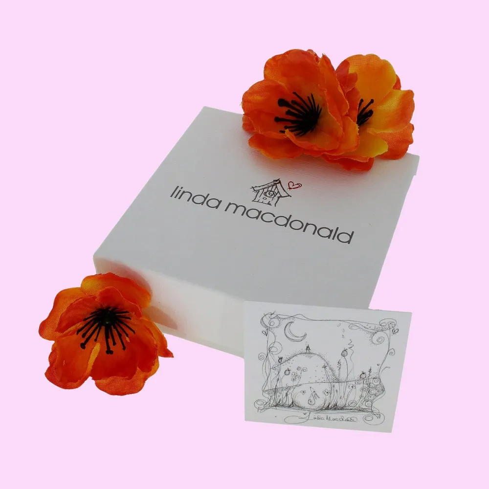 Linda MacDonald Flower Sterling Silver Bracelet Woodland Collection BF