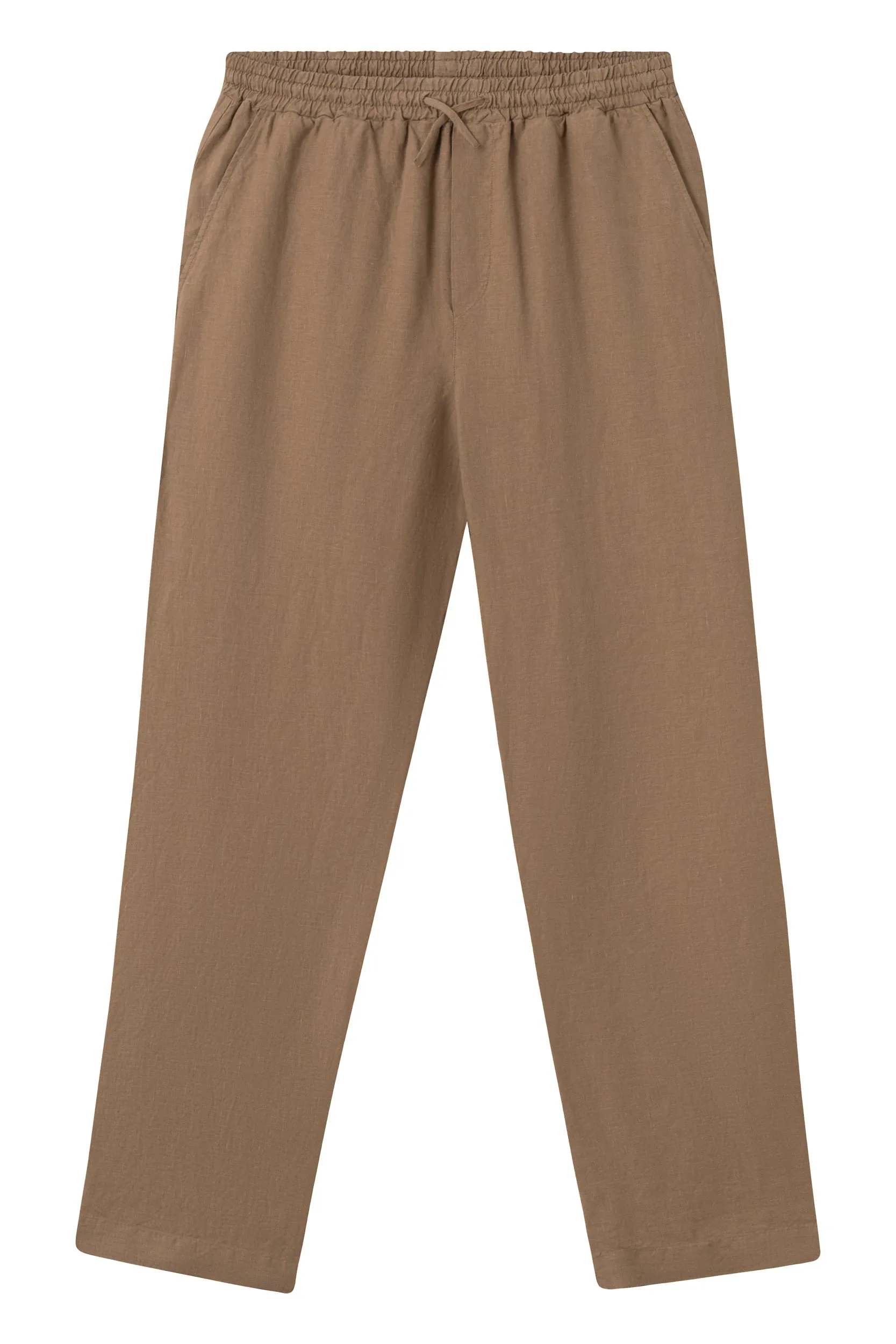 Linen Chino Pants ERIC - Muddy Brown (Linen) Givn Berlin