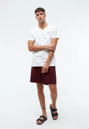 Linen shorts GBLAURIN with drawstring - Burgundy (Linen) Givn Berlin