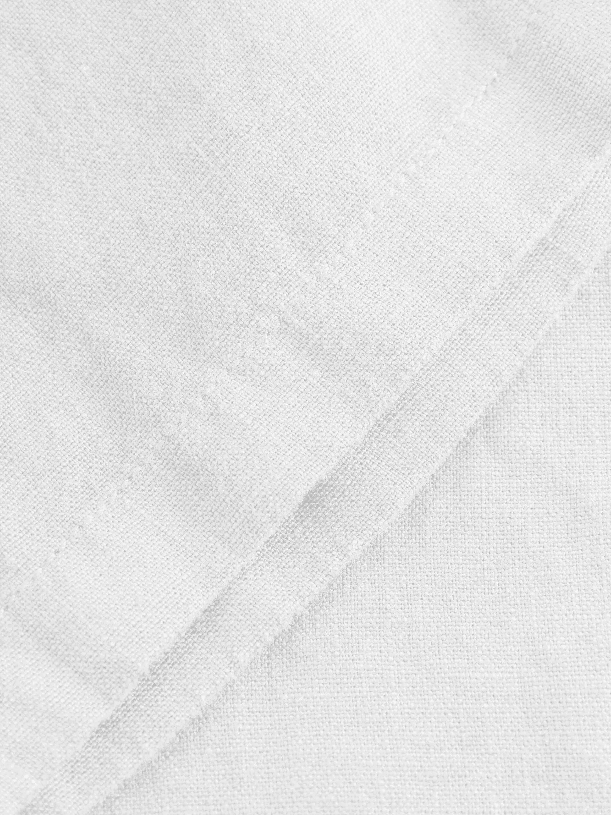 Loose Linen shorts - Bright White Knowledge Cotton