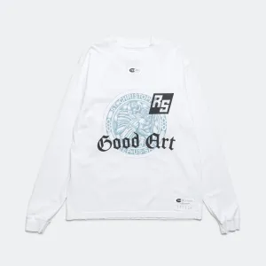 LS T-Shirt x Race Service - Optical White