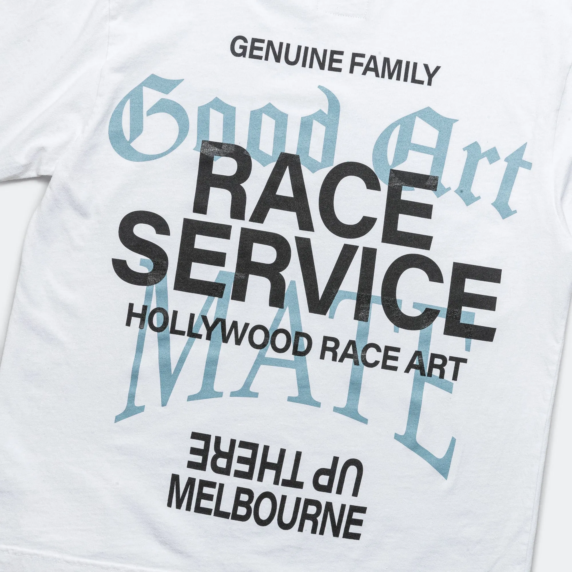LS T-Shirt x Race Service - Optical White
