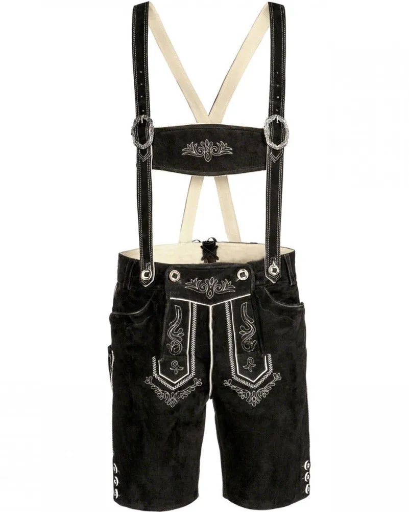 Ludwig Authentic Oktoberfest Leather Lederhosen Plus Size Mens Costume