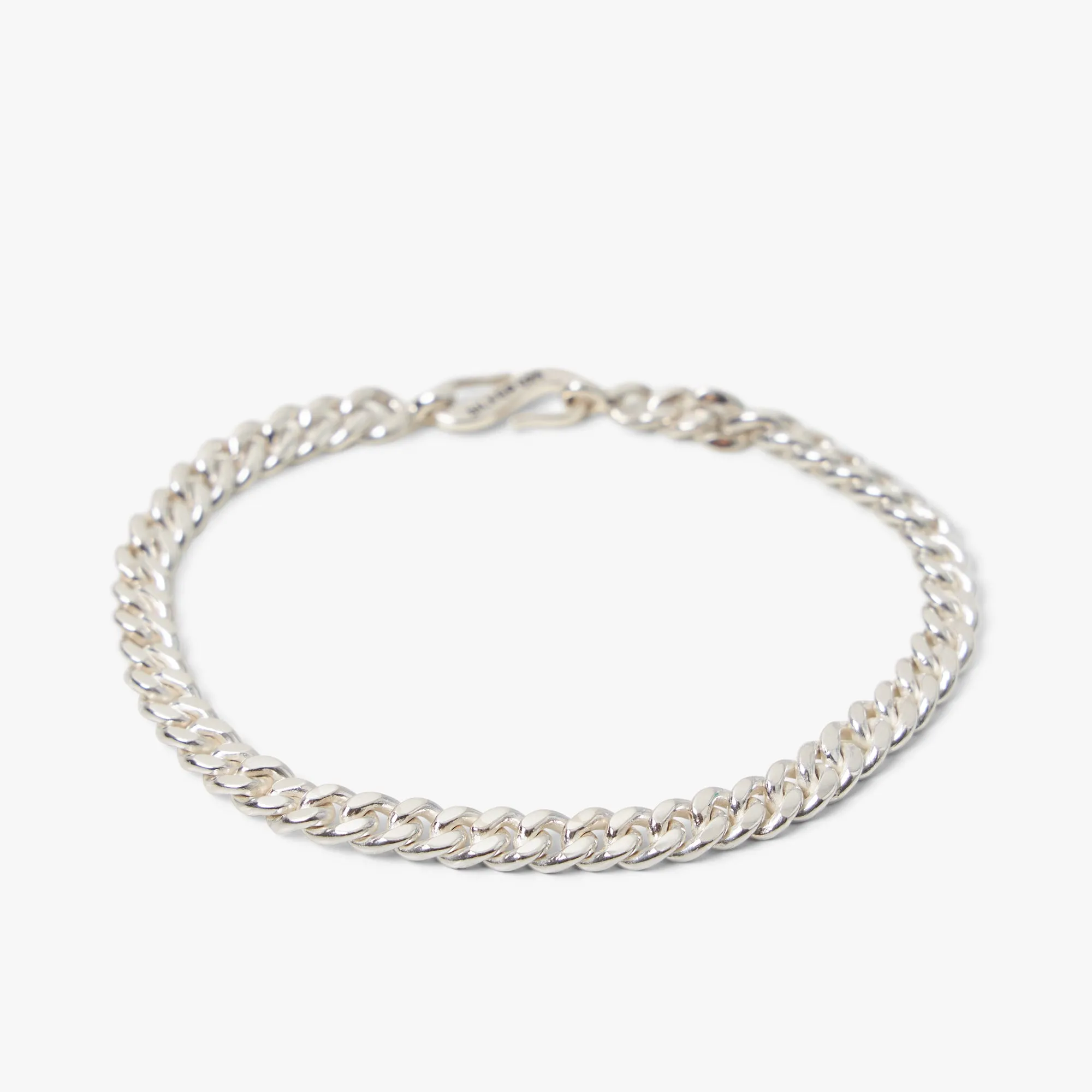 Maple Cuban Link Bracelet 5mm / Silver 925