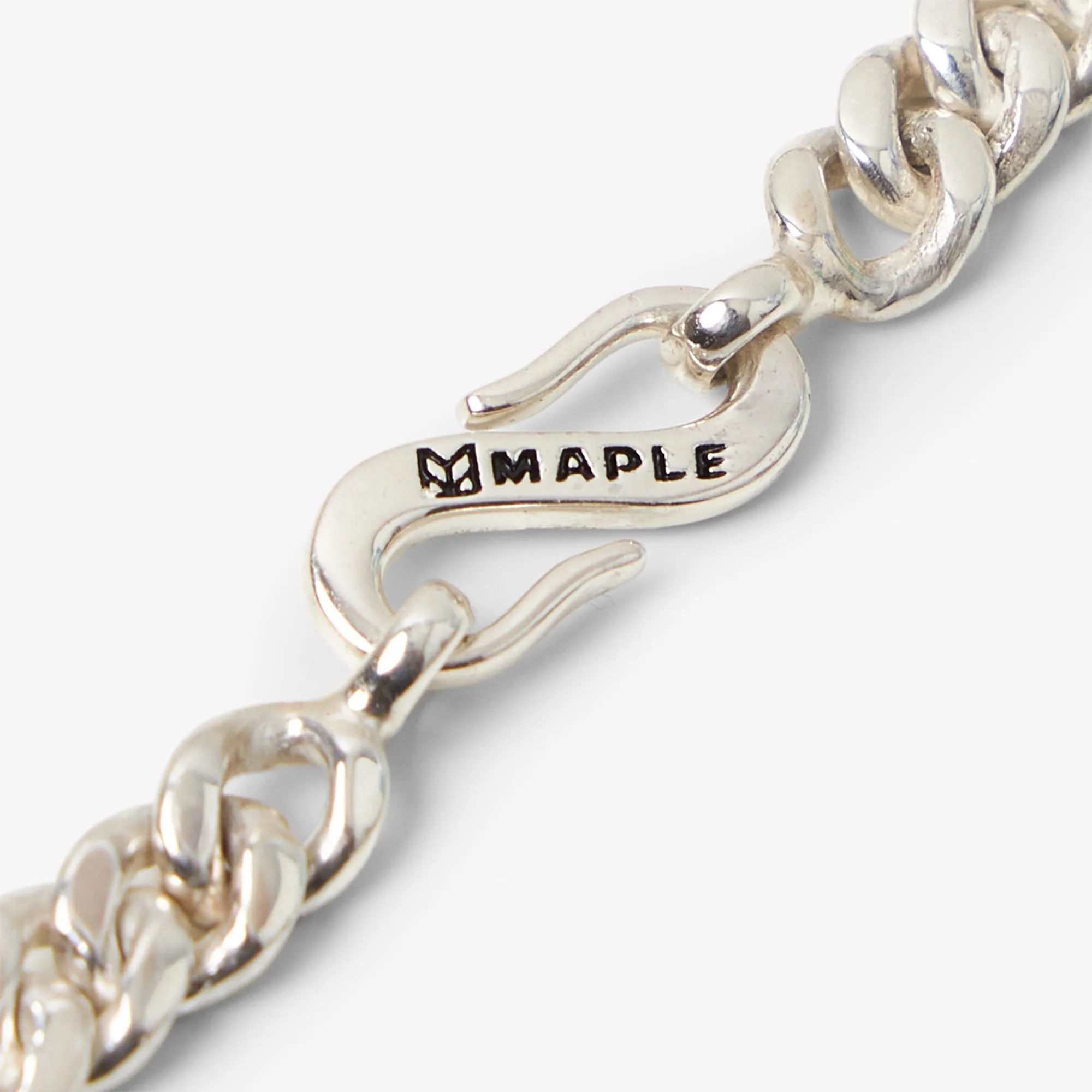 Maple Cuban Link Bracelet 5mm / Silver 925