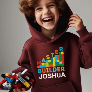 Master Builder Personalised Bricks Hoodie