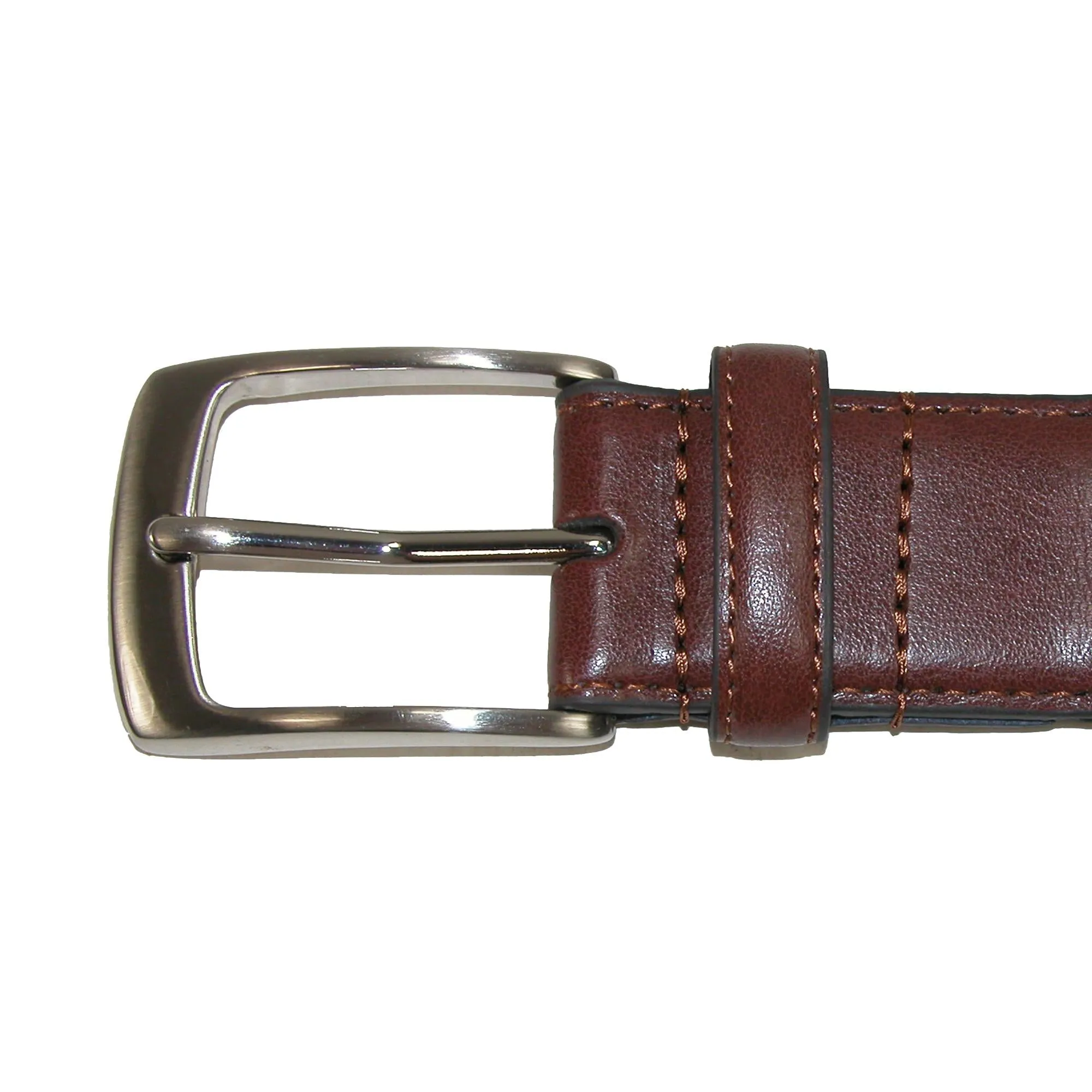 Men's Comfort Stretch Leather Braided Belt