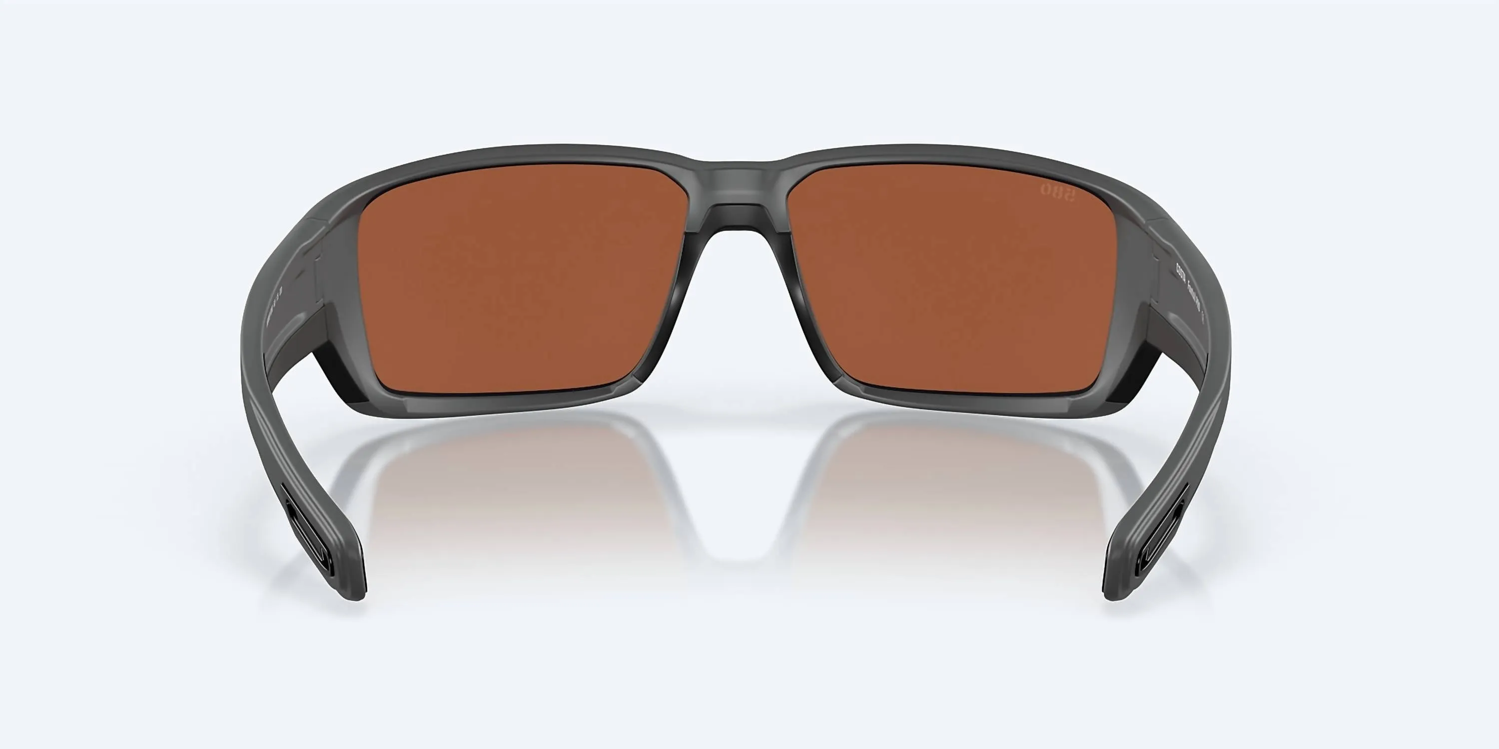 Men's Fantail Pro Sunglasses In Matte Grey/green Mirror Polarized Glass