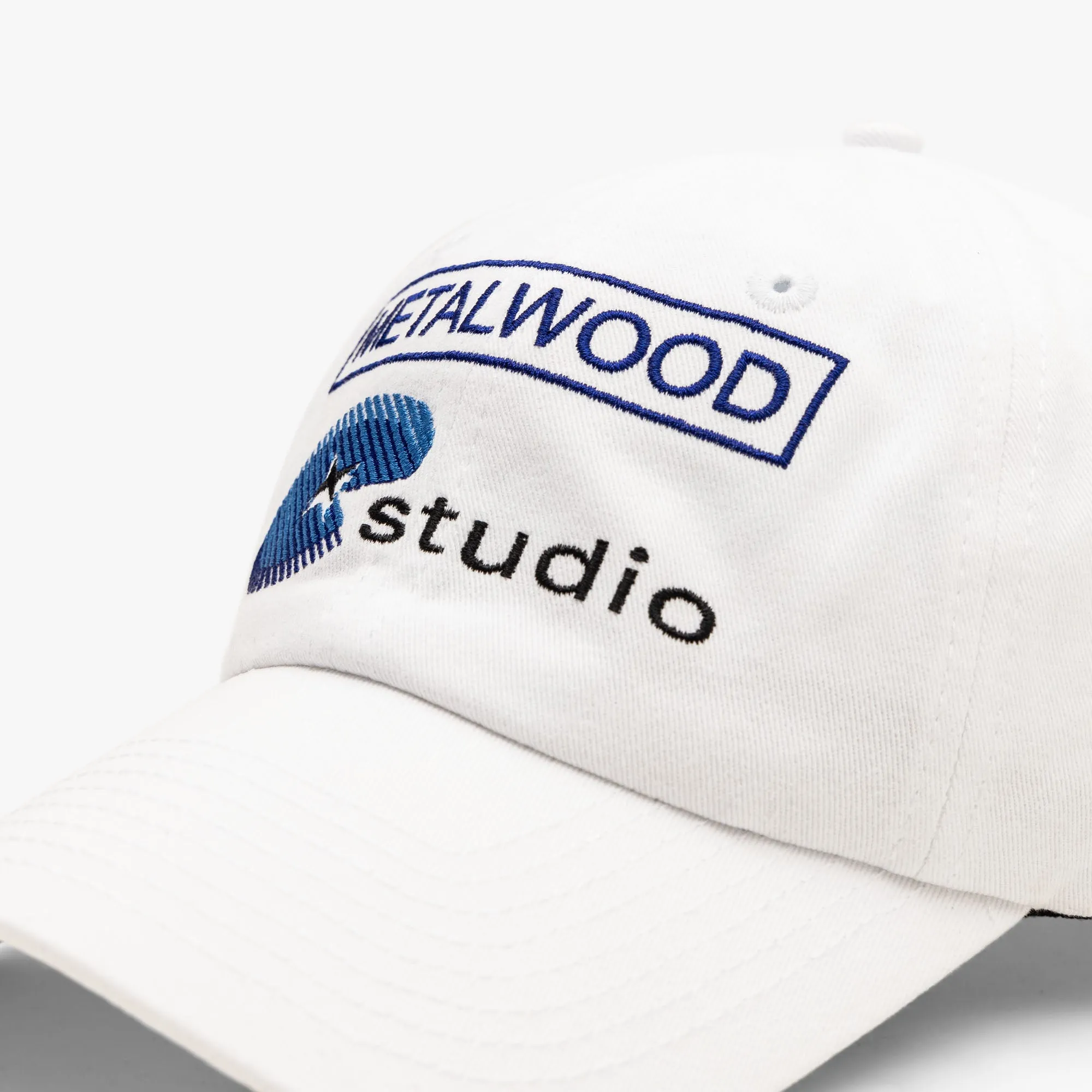 Metalwood Network Strapback Hat White