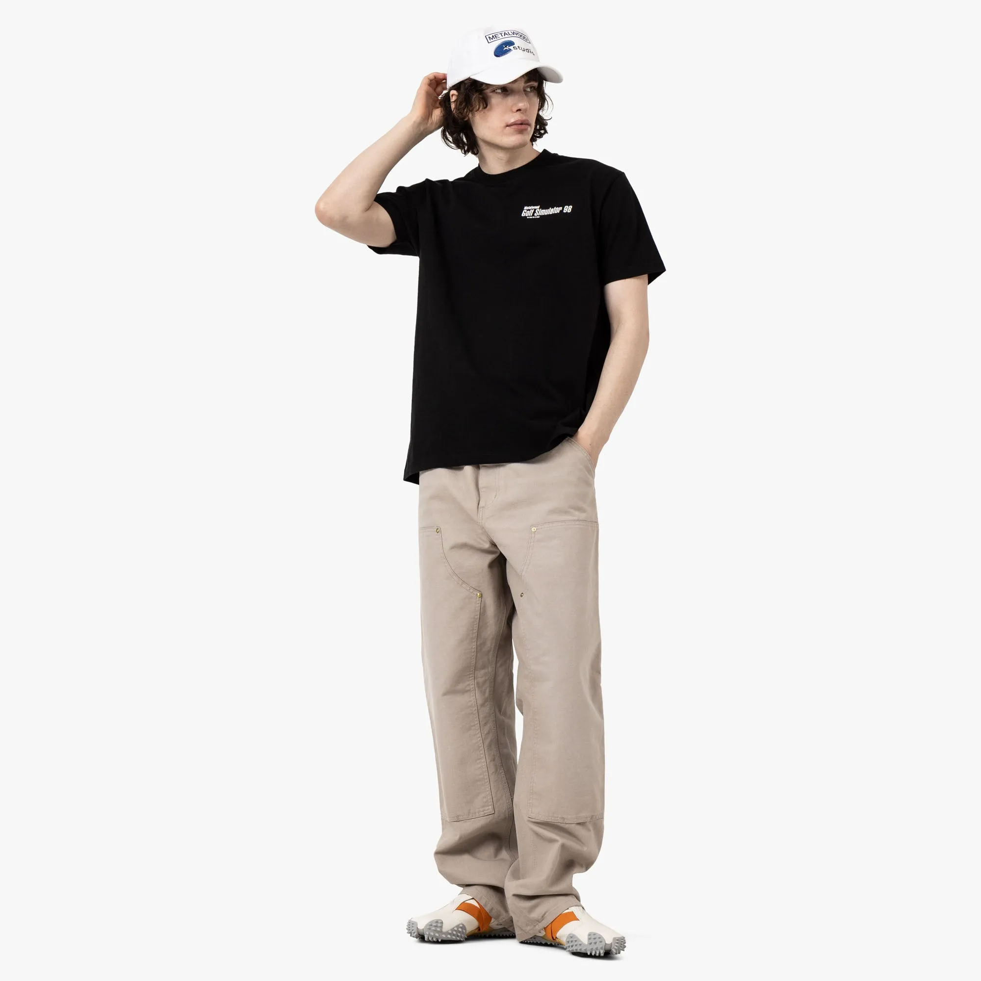 Metalwood Network Strapback Hat White