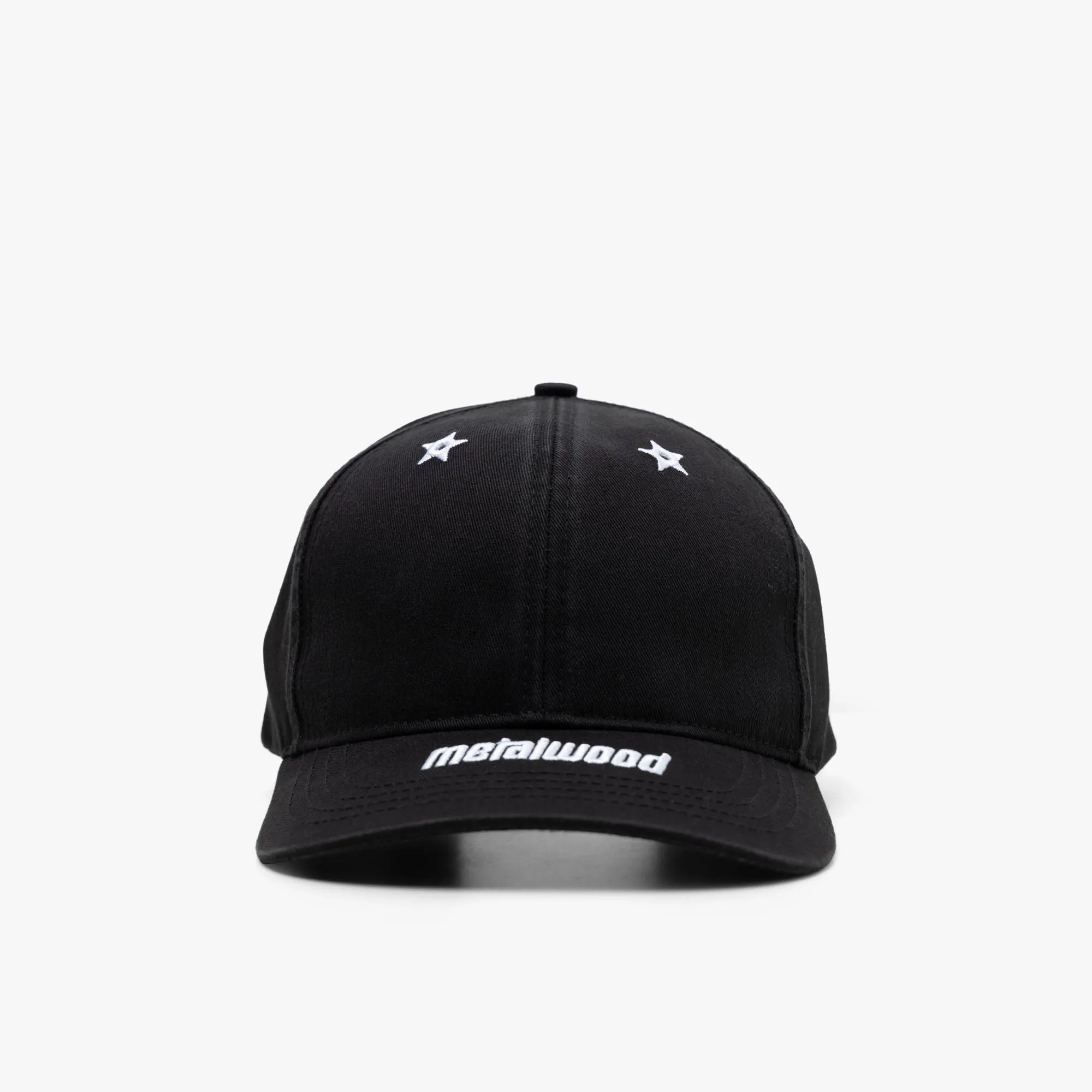 Metalwood Starshot 6-Panel Strapback Hat / Black