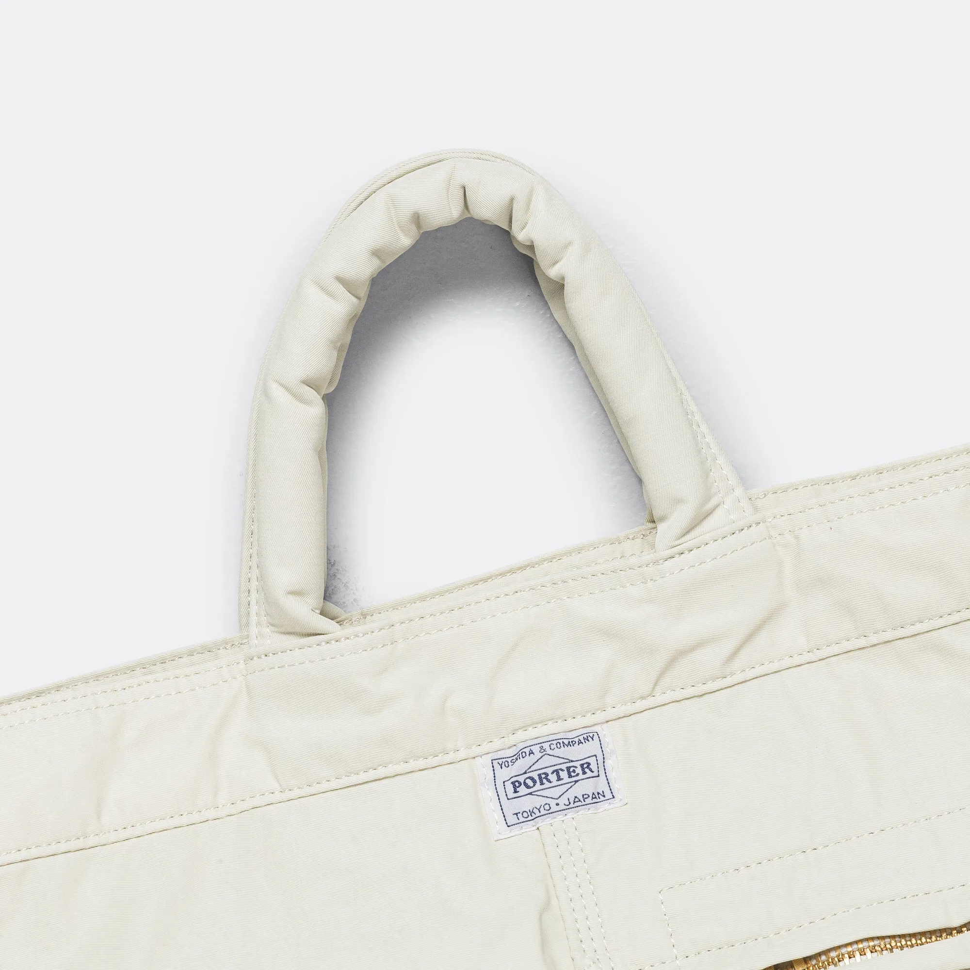 MILE 2WAY Tote Bag (L) - White