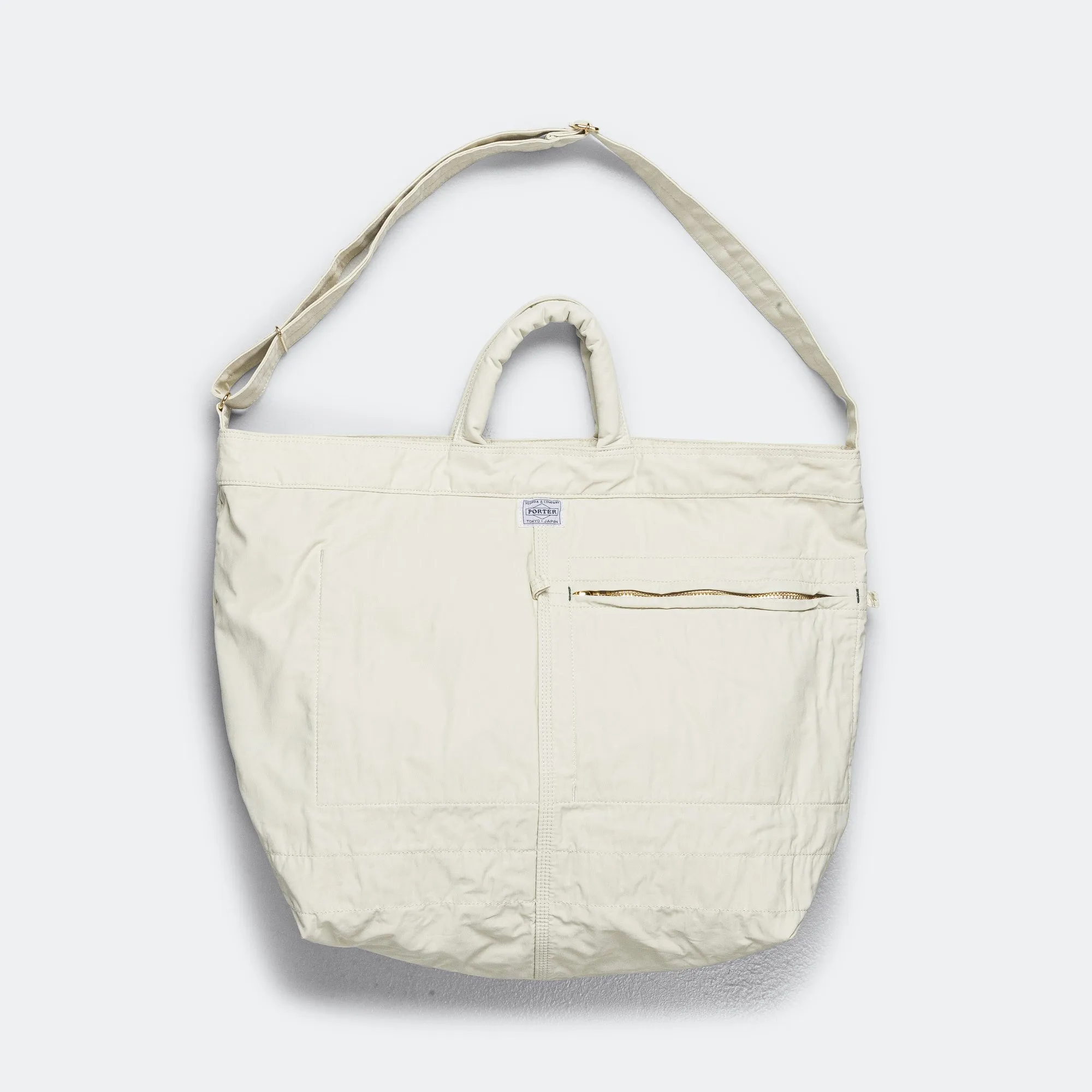 MILE 2WAY Tote Bag (L) - White