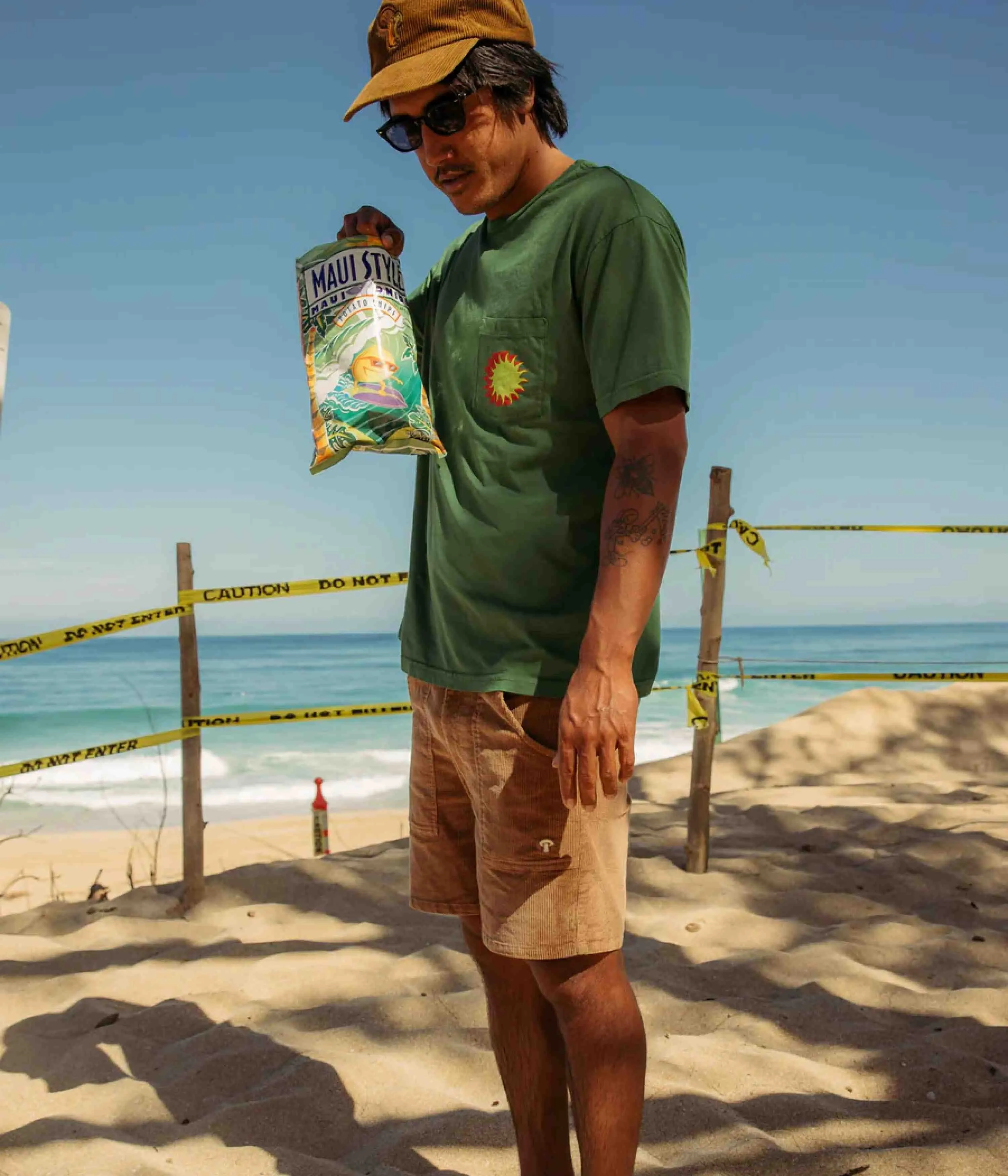 Mollusk Shroom Shorts - Almond