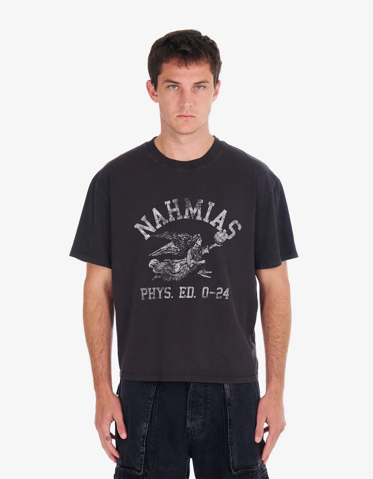 Nahmias Black PHYS. ED. Printed T-Shirt