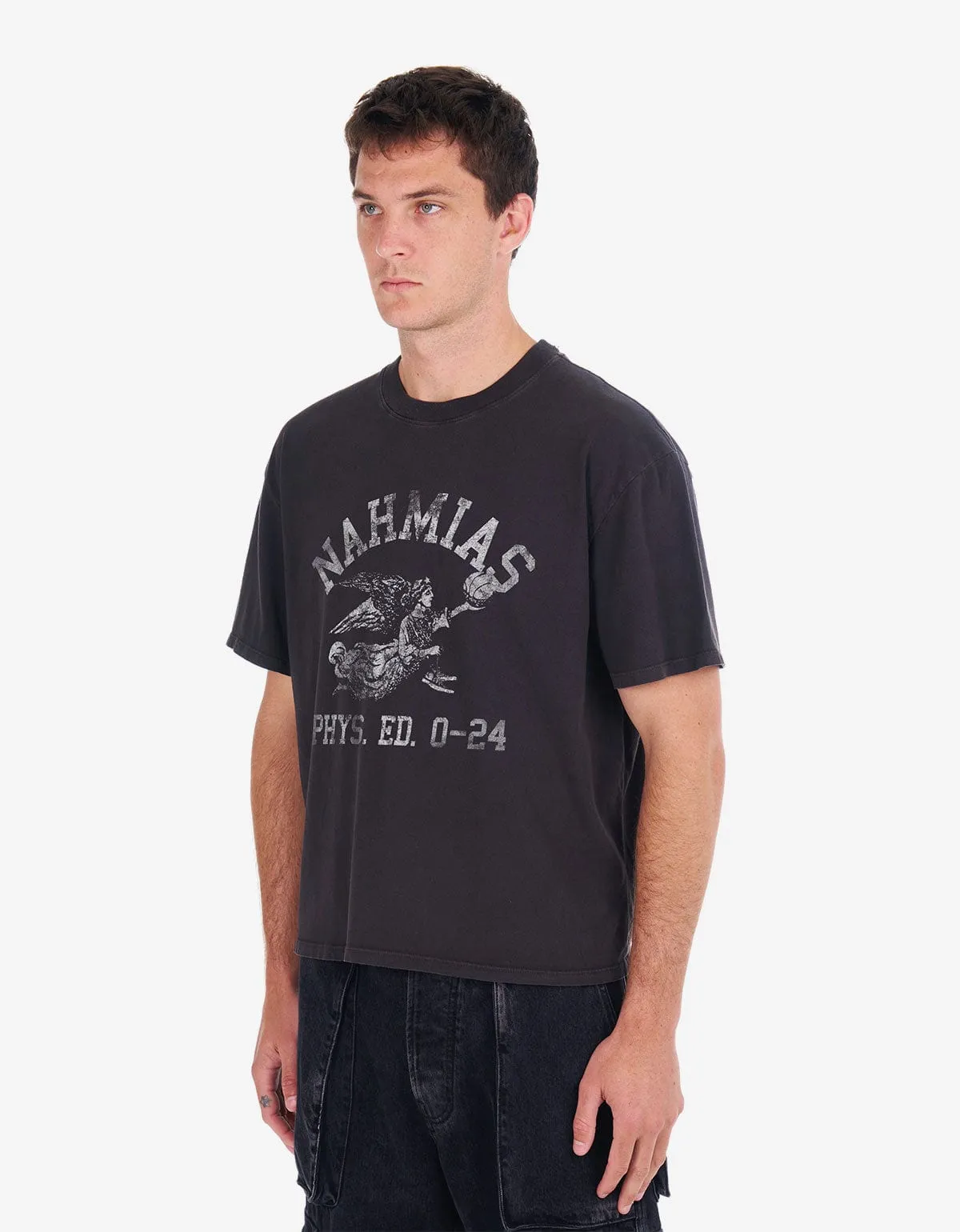 Nahmias Black PHYS. ED. Printed T-Shirt