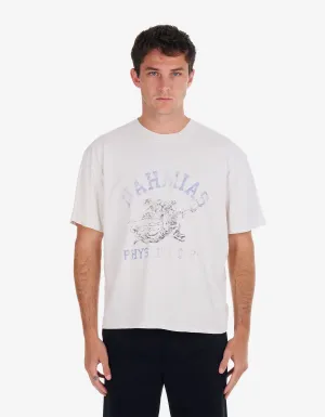 Nahmias White PHYS. ED. Boxy T-Shirt