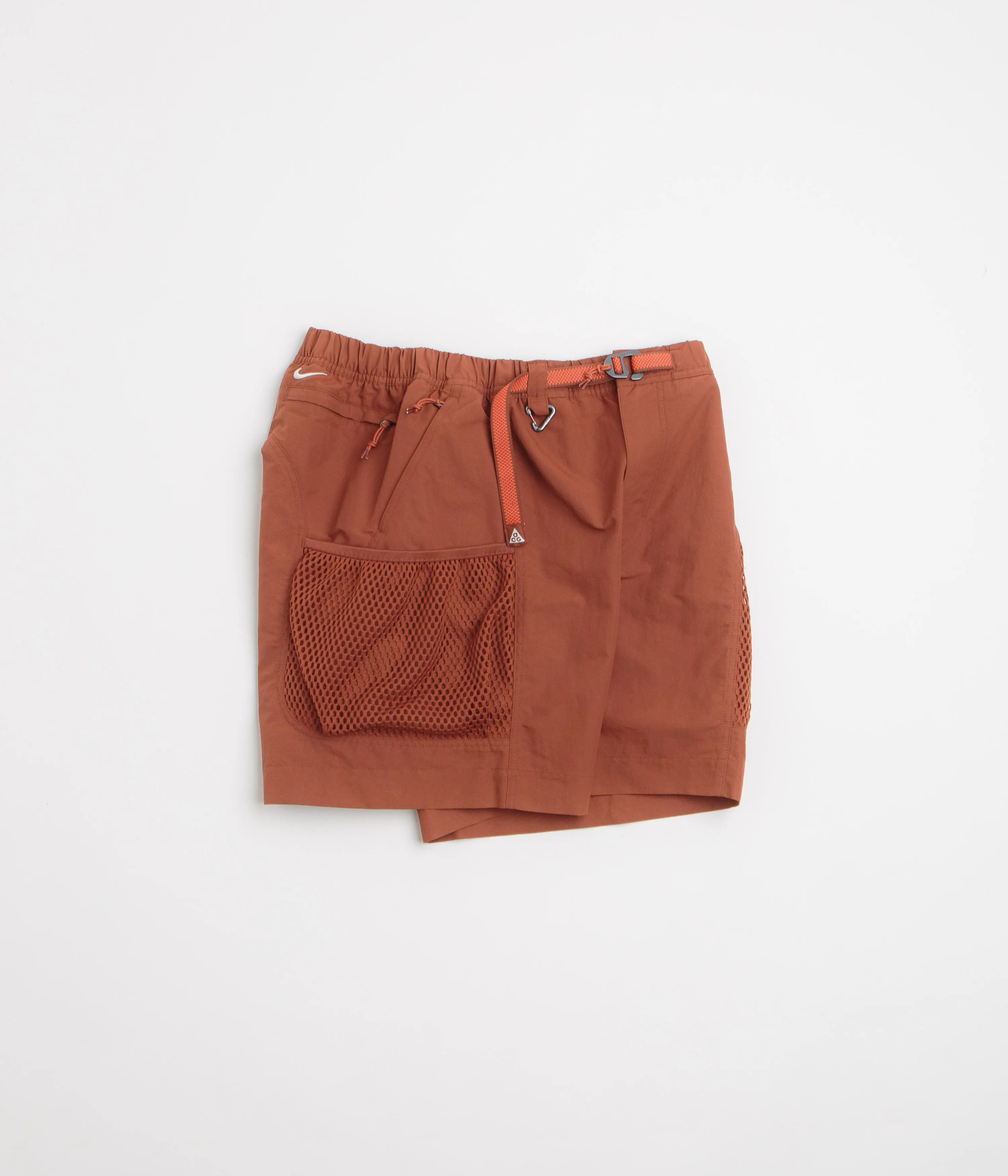 Nike ACG Snowgrass Cargo Shorts - Cinnamon / Picante Red / Summit White