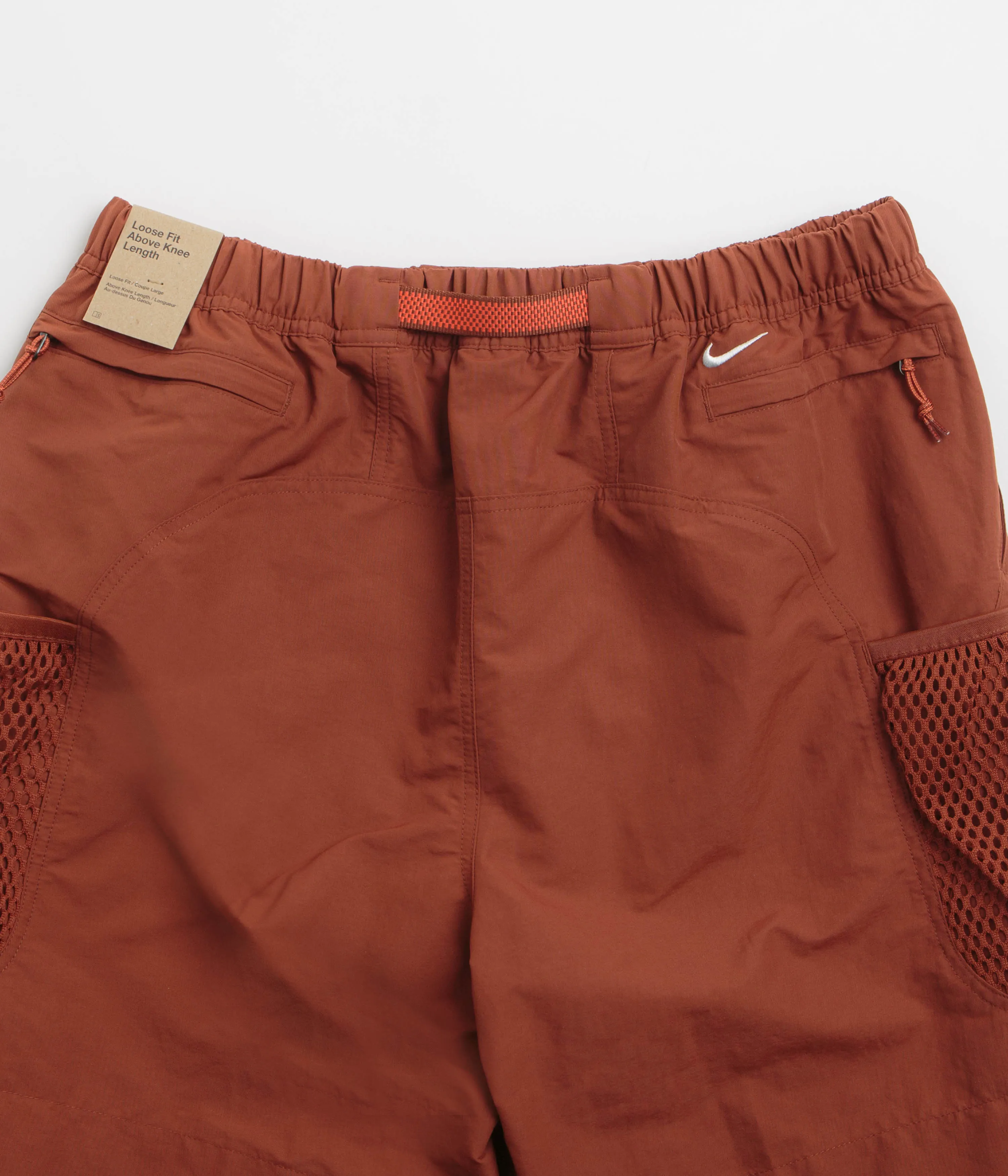 Nike ACG Snowgrass Cargo Shorts - Cinnamon / Picante Red / Summit White