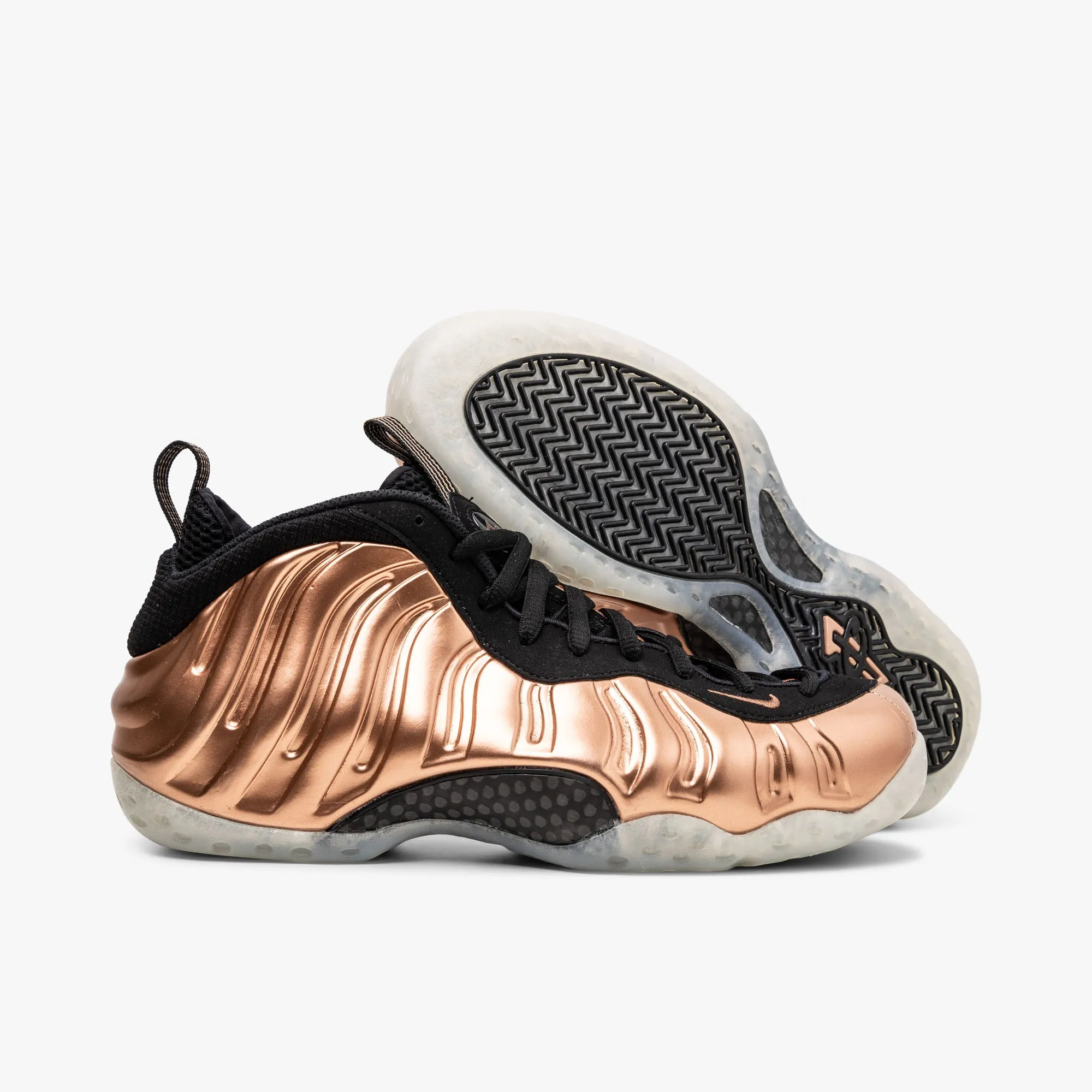 Nike Air Foamposite One Black / Metallic Copper - Off Noir