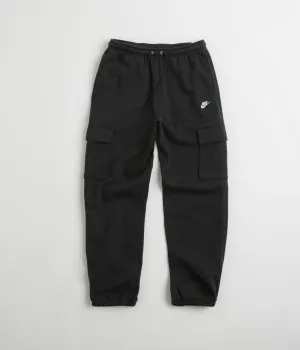 Nike Club Cargo Pants - Black / Black / White
