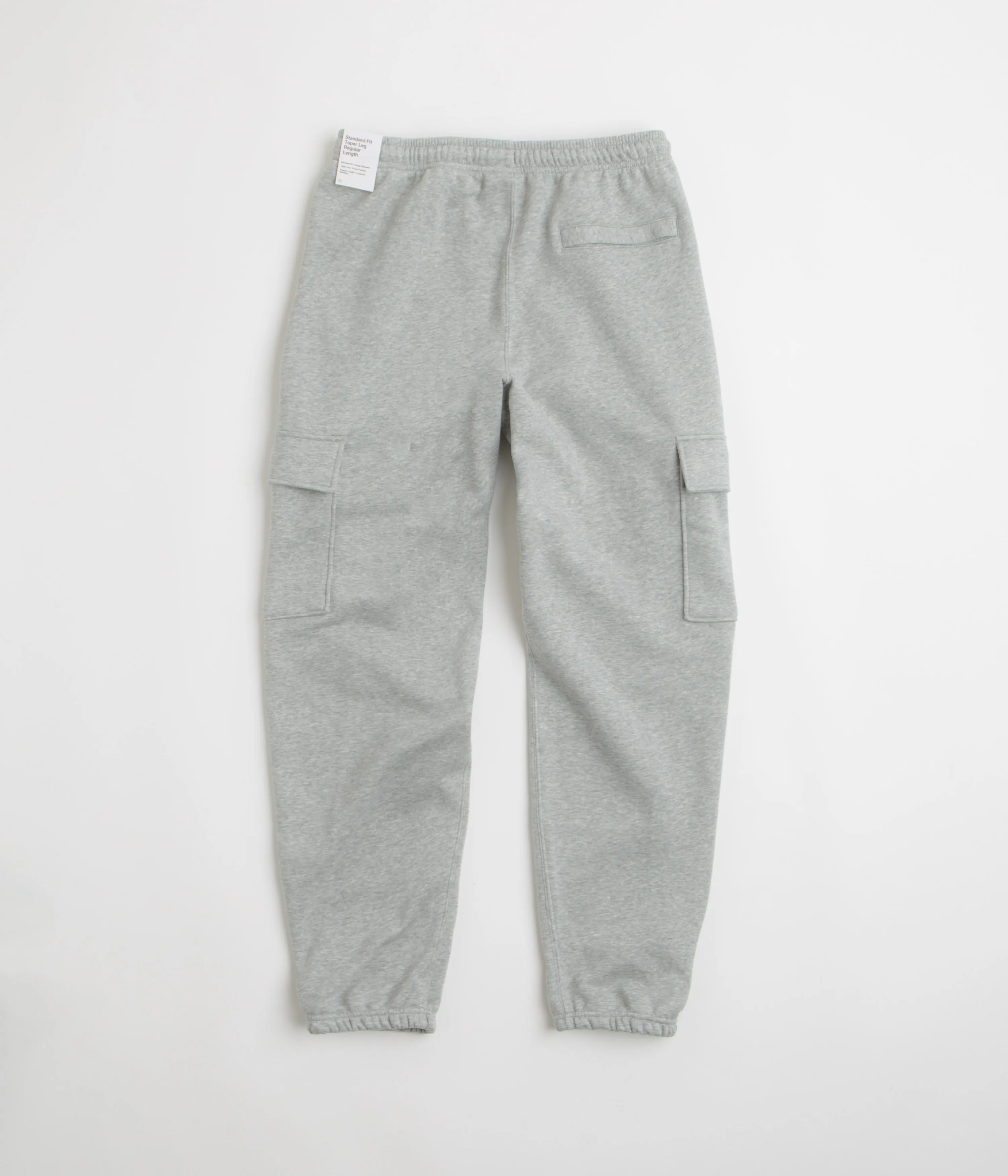 Nike Club Cargo Pants - Dark Grey Heather / Light Smoke Grey / White