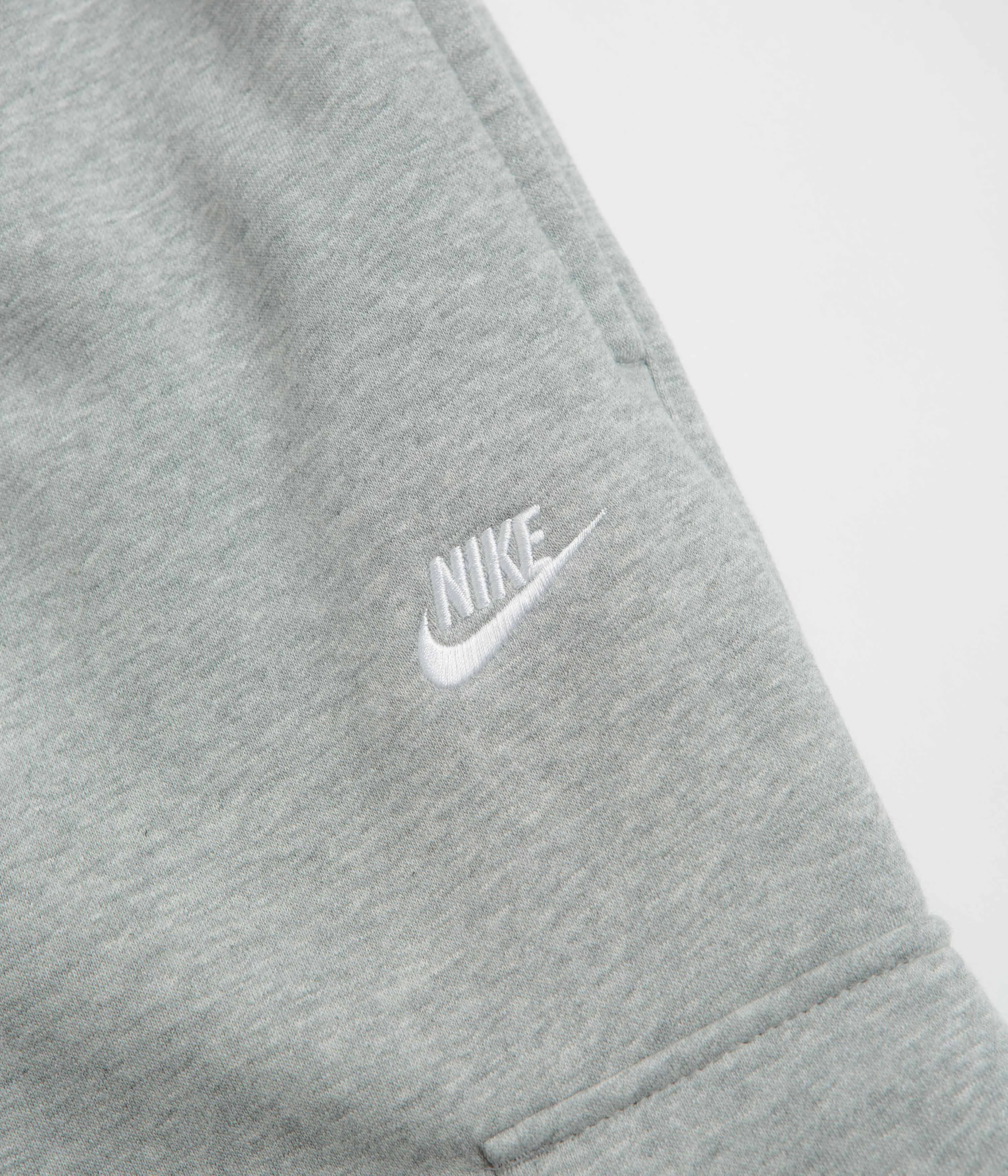 Nike Club Cargo Pants - Dark Grey Heather / Light Smoke Grey / White