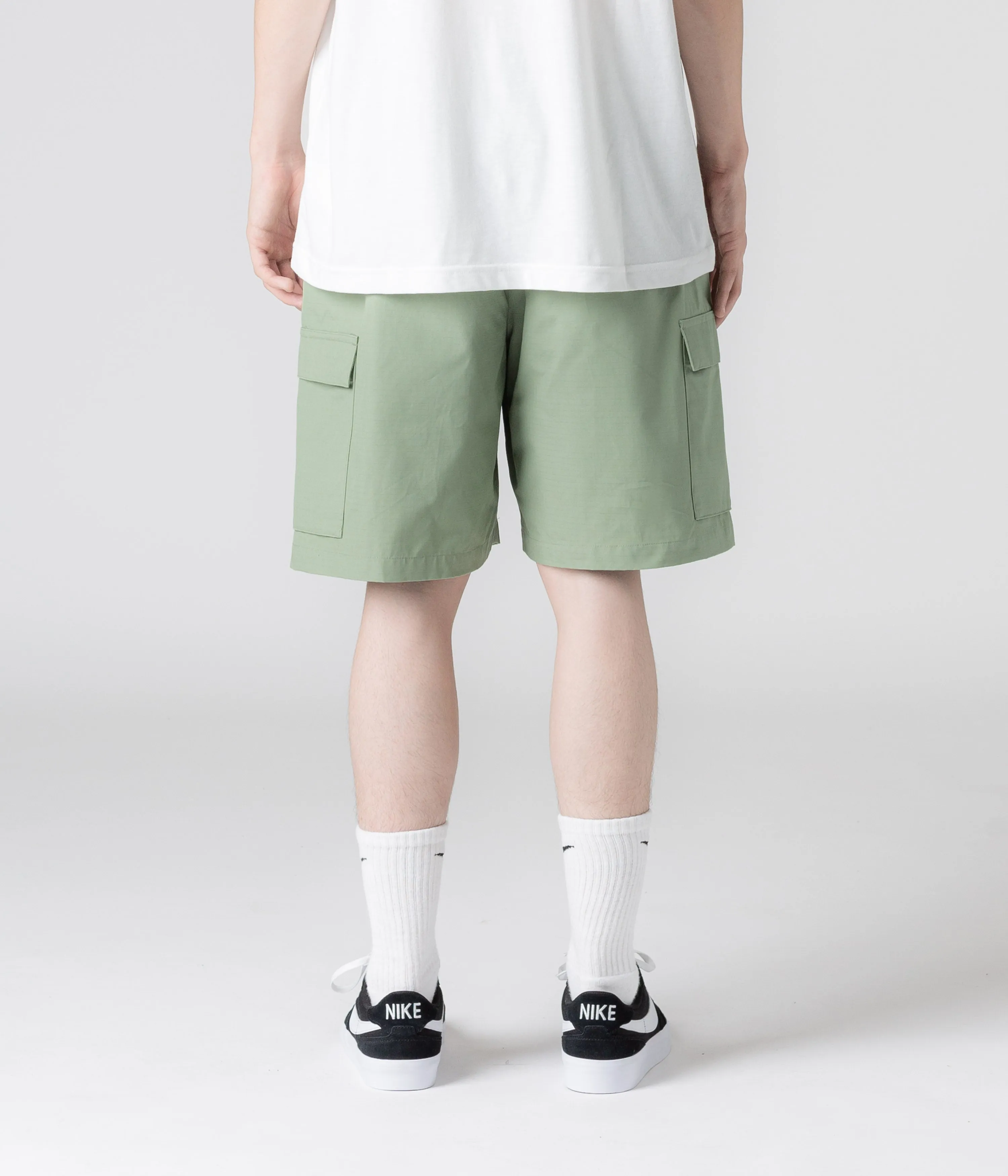 Nike Club Cargo Shorts - Oil Green / White