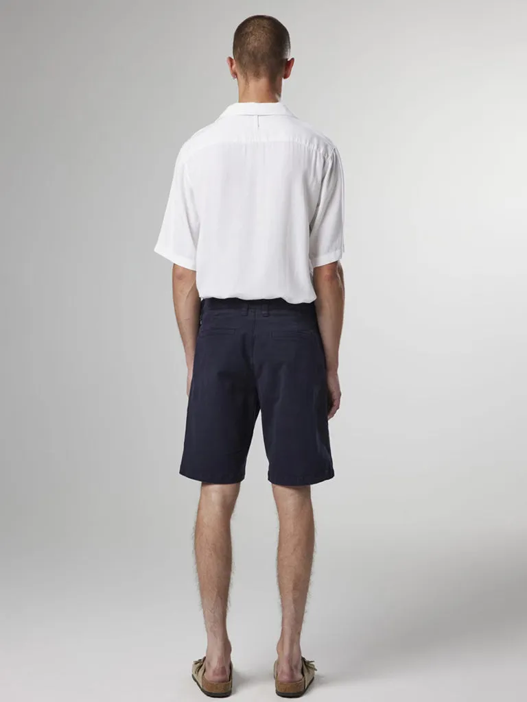 NN07 Crown Shorts in Navy Blue