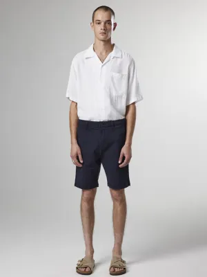NN07 Crown Shorts in Navy Blue