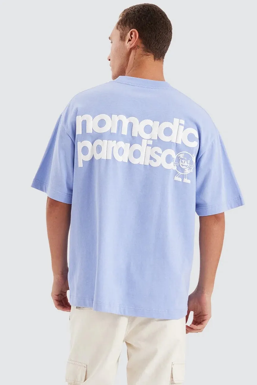 NOMADIC PARADISE Mens Stellar Street Tee - Easter Egg