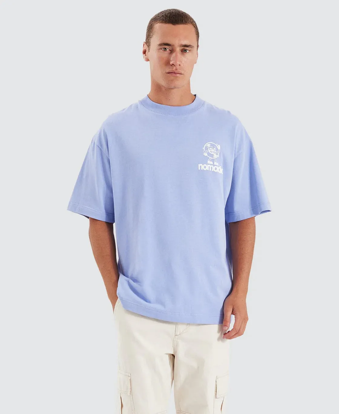 NOMADIC PARADISE Mens Stellar Street Tee - Easter Egg