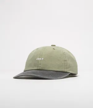 Obey 2 Tone Bold Cap - Pigment Khaki Multi