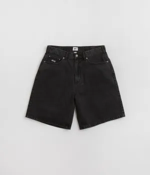 Obey Bigwig Baggy Denim Shorts - Faded Black