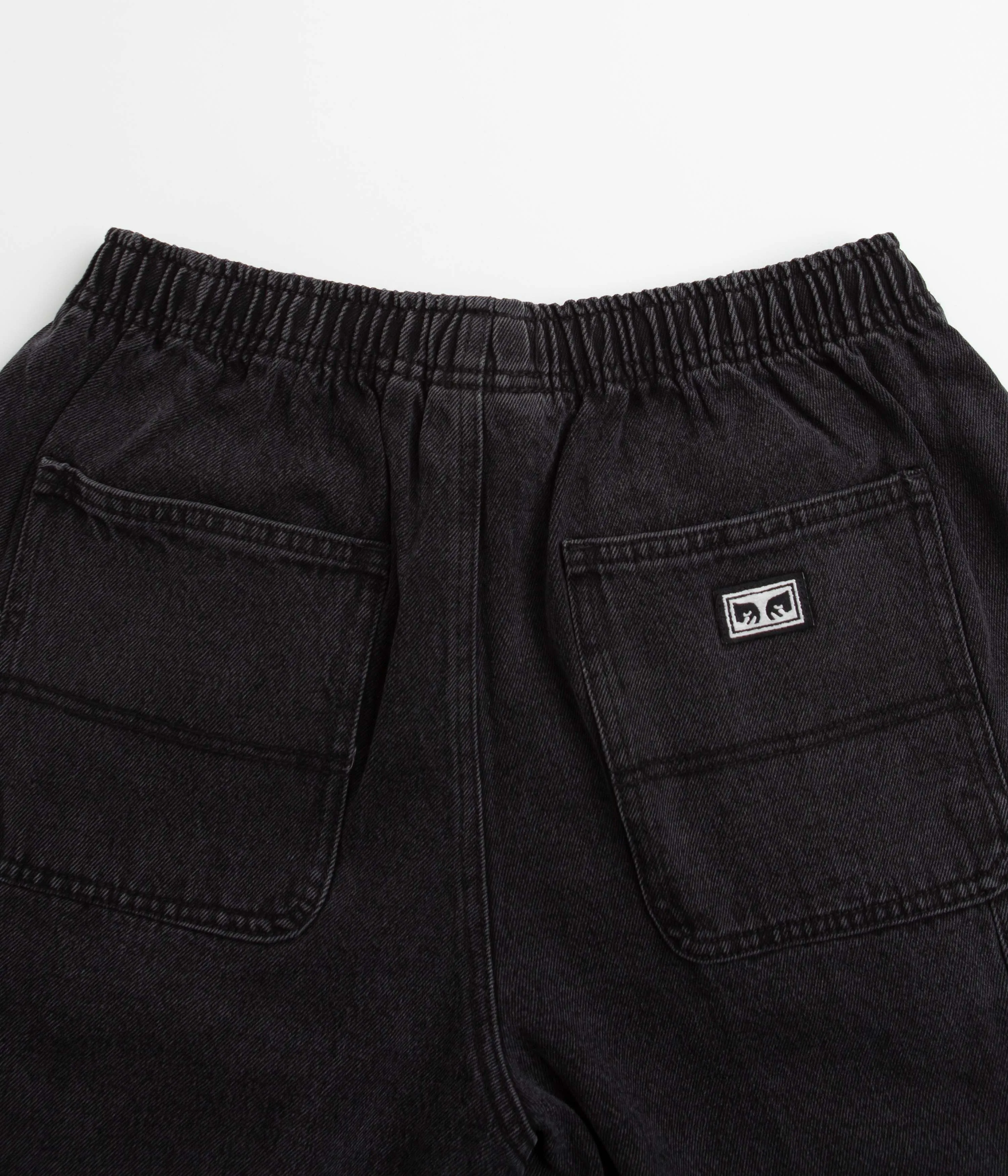 Obey Easy Denim Carpenter Shorts - Black